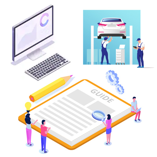 自動車メーカー様向け・整備マニュアル支援システム